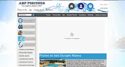 Desktop Screenshot of abp-piscines.com